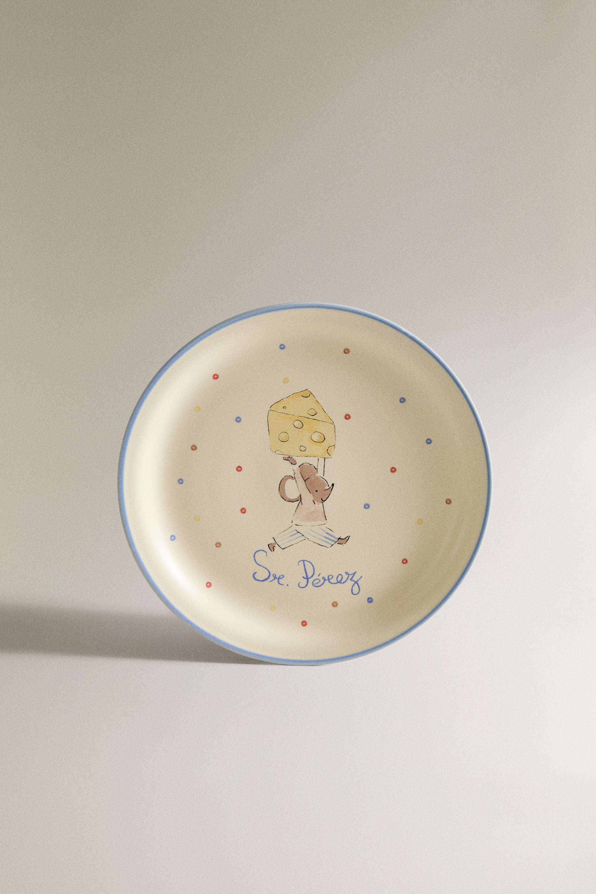 KIDS' CERAMIC MR. PÉREZ PLATE